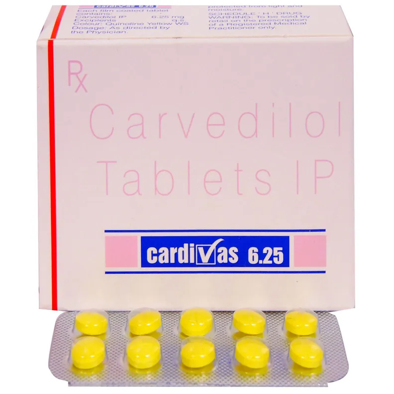 CARDIVAS 6.25MG
