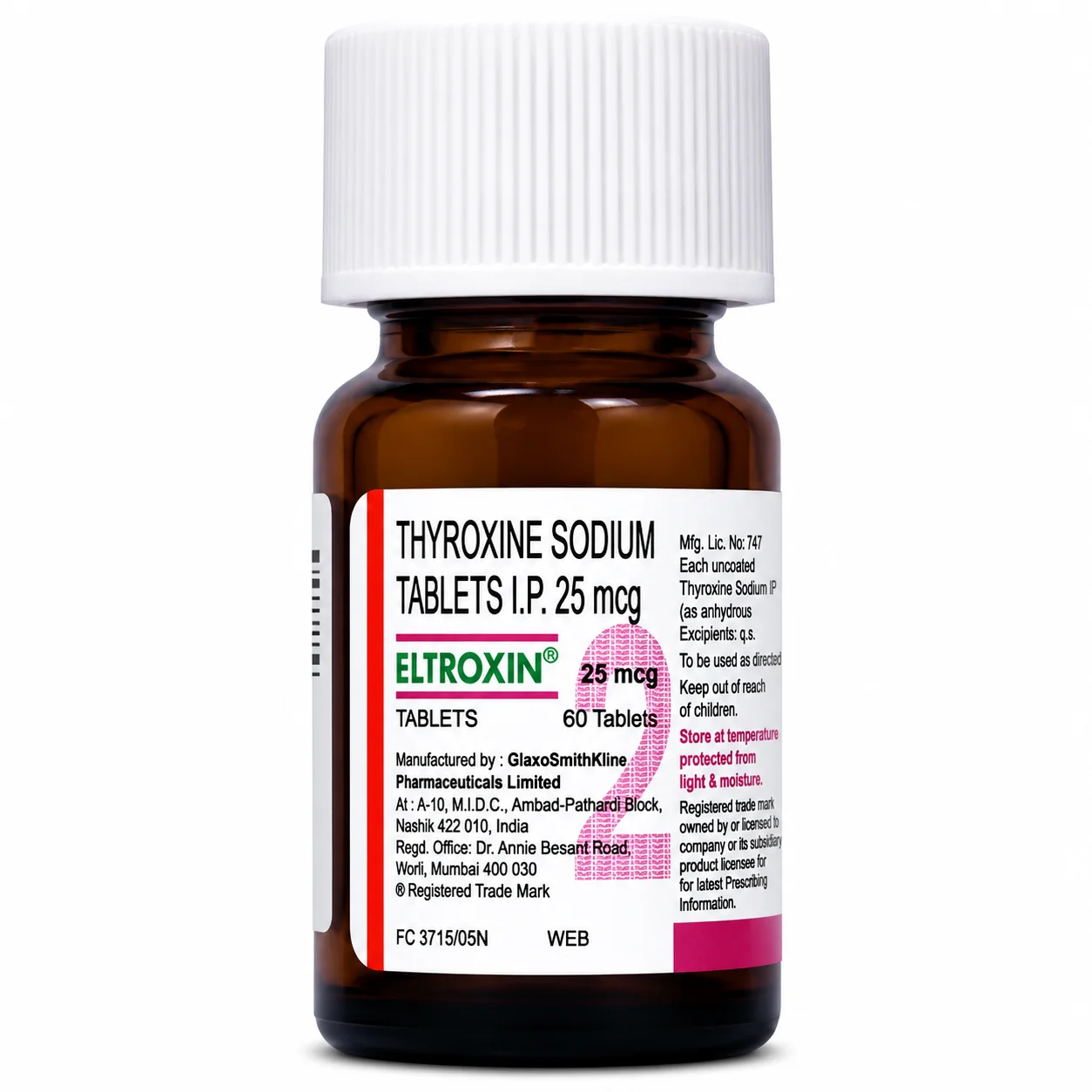 ELTROXIN 25MCG