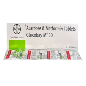 GLUCOBAY M 50MG