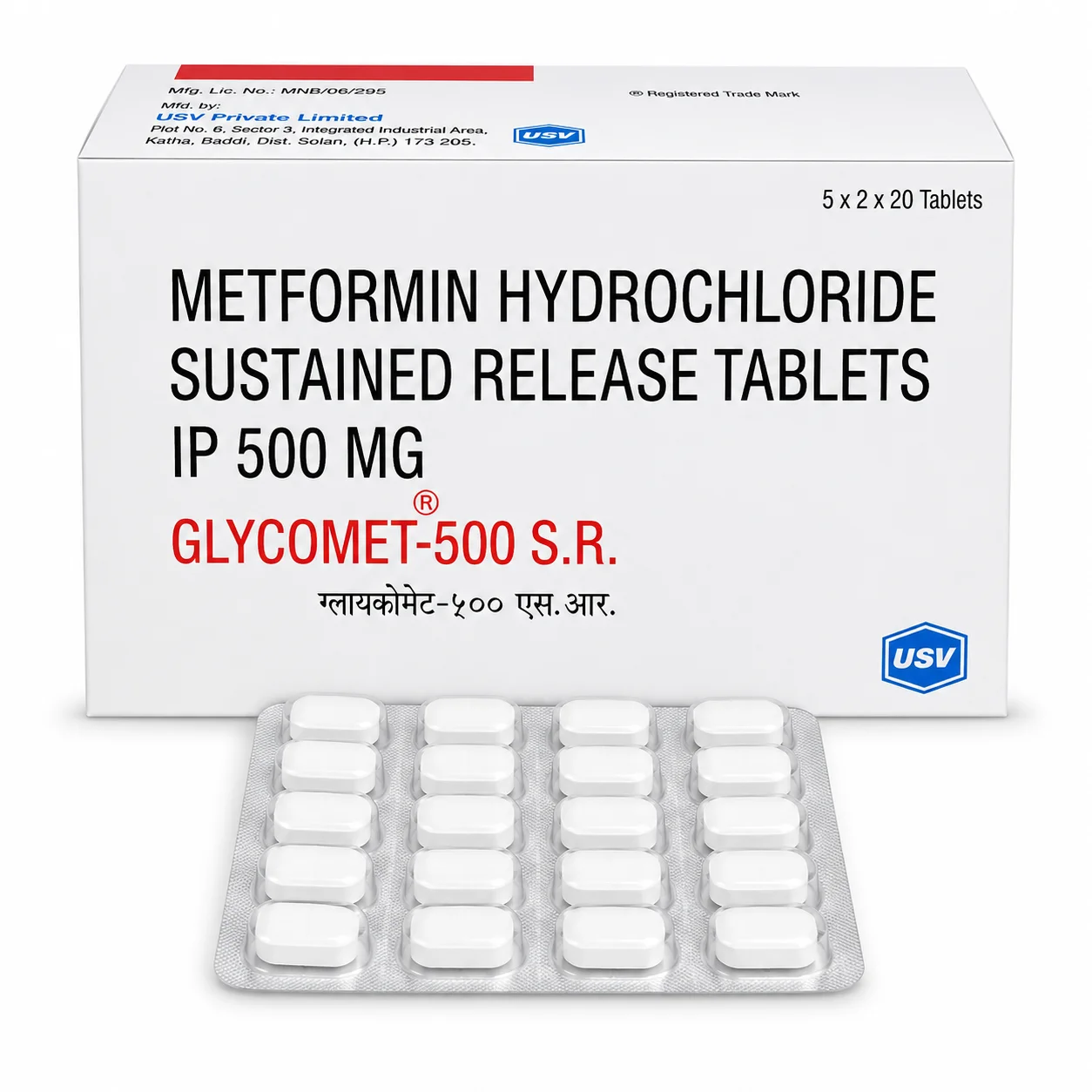 GLYCOMET SR 500MG