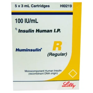 HUMINSULIN R 100IU