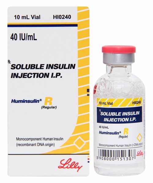 HUMINSULIN R 40IU