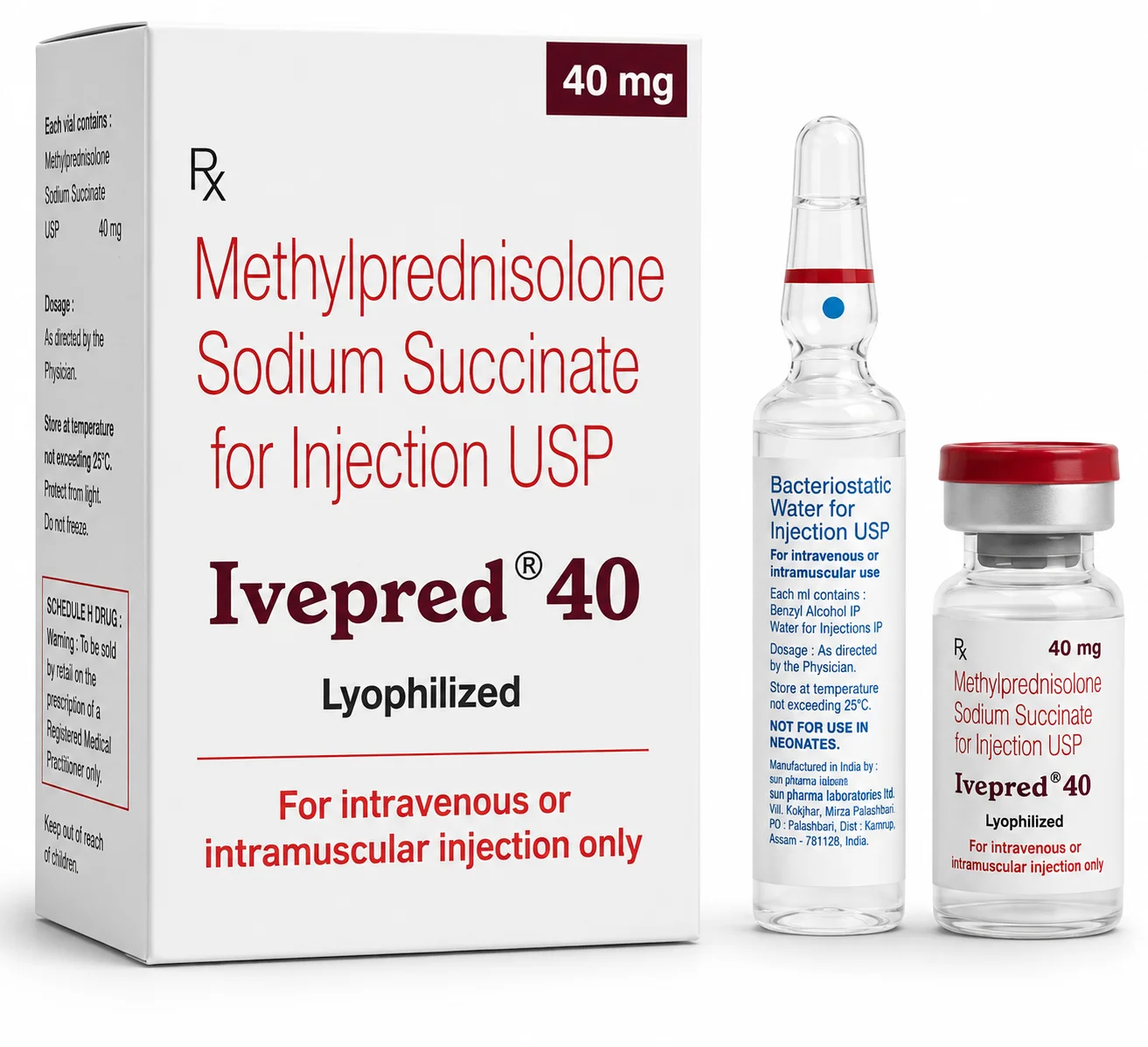 IVEPRED INJ.40MG
