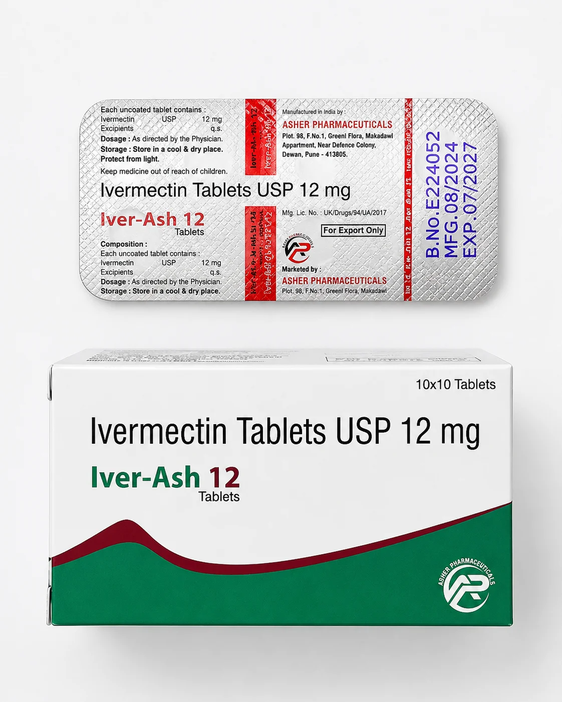 IVER-ASH 12MG