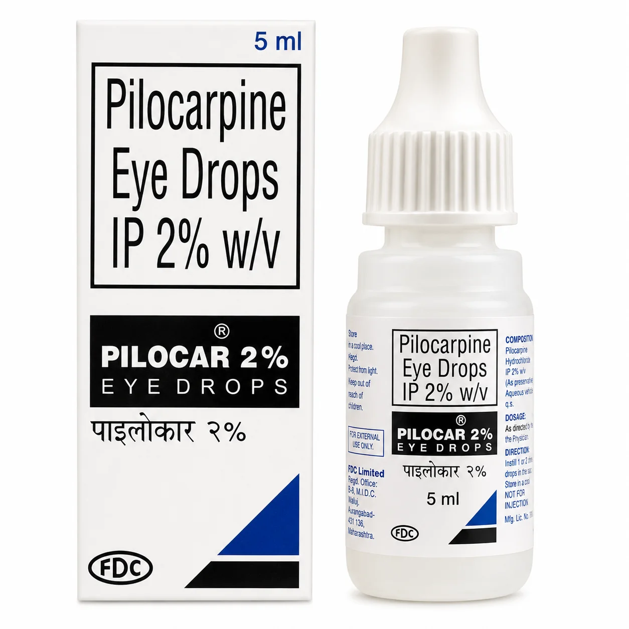 PILOCAR EYE DROPS 2% 5ML